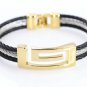 Unisex statement cable wire design bracelet. Ultra popular bracelet.