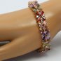 2017 Luxury Flower 3AAA Italian Zircon Rose Gold Plated Bracelet