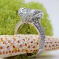 Gorgeous Italian Zircon ring. Beatifull style ring.