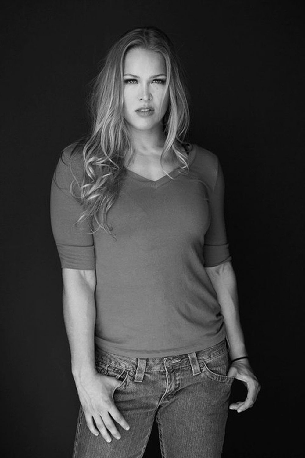 Ronda Rousey Fighter Champion Art 32x24 Poster Decor