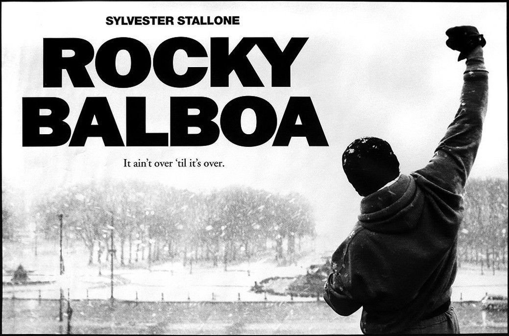 Rocky Balboa Motivational Quotes Art 32x24 Poster Decor