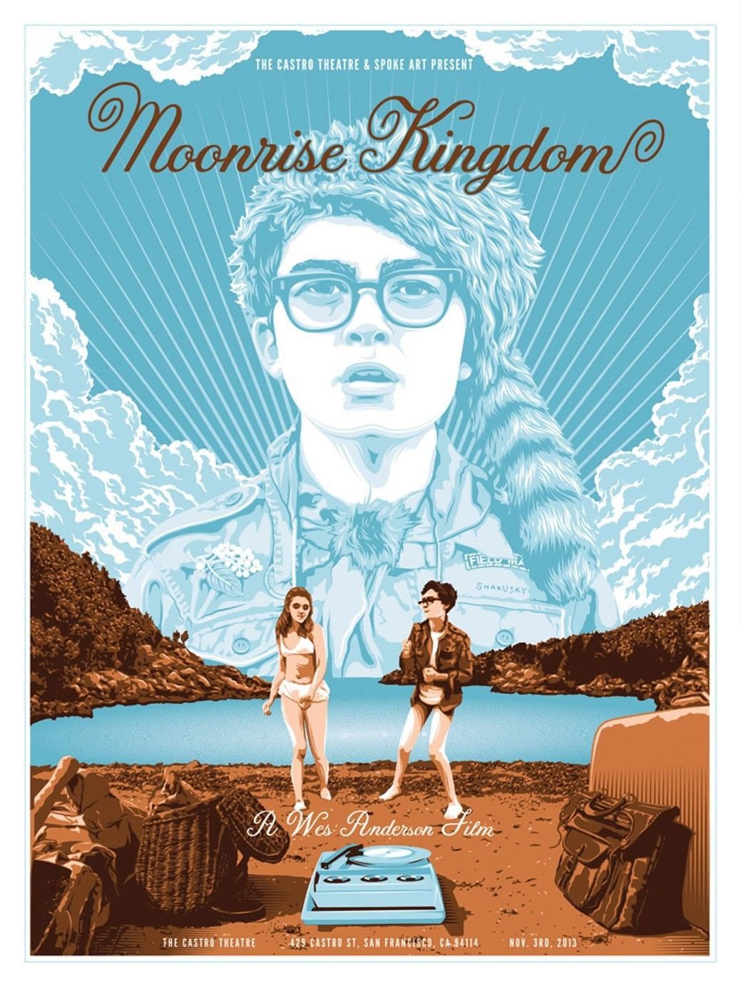 Moonrise Kingdom Movie Art 32x24 Poster Decor