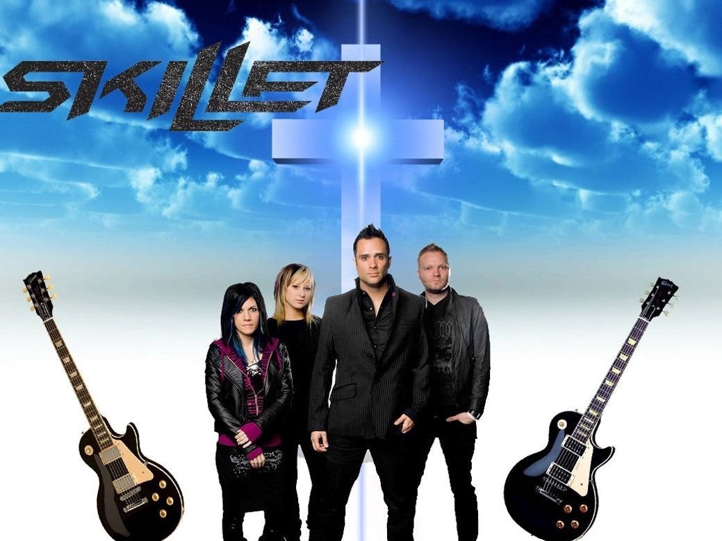 Христианский рок слушать. Группа Skillet. Группа скелет рок группа. Скайлет Монстер. Рок гр скайлет.