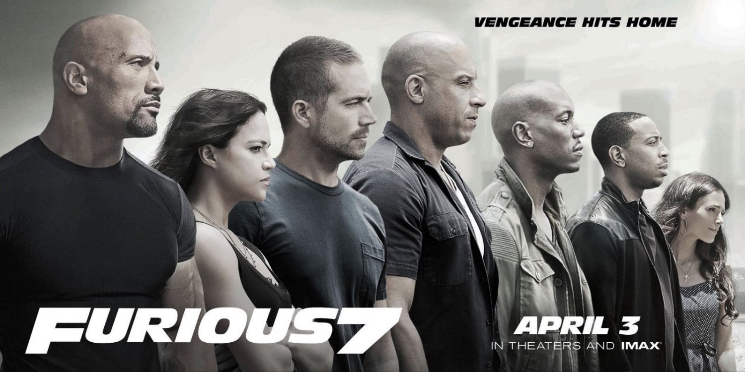 Fast And Furious 7 Hot Movie Art 32x24 Poster Decor