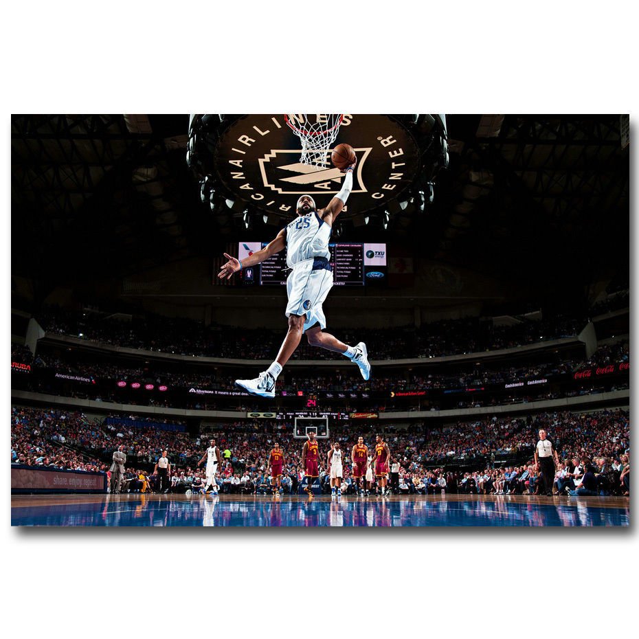 Allen Iverson Dunks MVP Basketball Star Poster 32x24