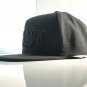 Breezy Excursion "BEST" 5 PANEL tone-on-tone BLACK Adjustable Snapback - NWOT