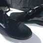 BARNEYS New York COMBO CHUKKA Boot - Patent Leather & Suede - BLACK - Size 12