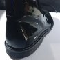 BARNEYS New York COMBO CHUKKA Boot - Patent Leather & Suede - BLACK - Size 12