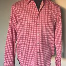 PAUL SMITH Pink Plaid L/S Button-down XXL French/Double Cuffs Dress/Casual