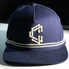 CROOKS & CASTLES Navy & Bone Snap Back - HTF NWOT