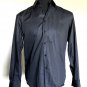 PS Paul Smith Black L/S Button-down Semi-Sheer Vertical Striping SIZE L