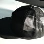 DARK SEAS Navy/Black Trucker Snapback with Brass Anchor Logo - NWOT