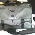 TUMI Messenger Laptop Briefcase Gray BALLISTIC NYLON Expandable Travel Bag
