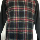 AMI Paris Alexandre Mattiussi Men's Tartan Panel Sweatshirt XL - MSRP $373
