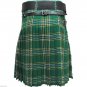 New Handmade Scottish Highlander Kilt For Men in Irish Heritage Tartan Kilt size 32 colur green