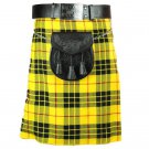 New active Handmade Scottish Highlander kilt for Men in Macleod of Lewis size54 coloure yellow