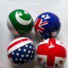 New Flag of England,Pakistan,Australia and America 156 Gm leather cricket balls pack of 4