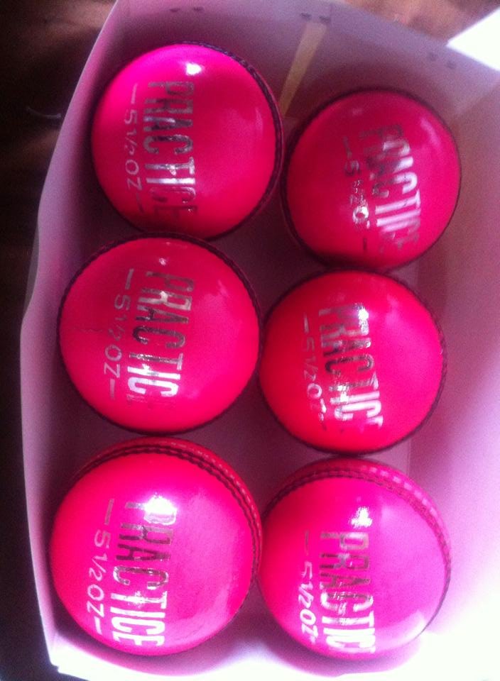 New Pink Conforming to MCC Regulation leather cricket balls pack of 6 Match quality balls