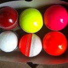 New Multi coloures 156 GM Conforming to MCC Regulation leather cricket balls pack of 6