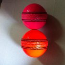New Pink& Orrange coloures 156 GM Conforming to MCC Regulation leather cricket balls pack of 3