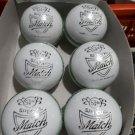 New White special Match 156 GM MCC Regulation leather cricket balls pack of 6 for 30 overs