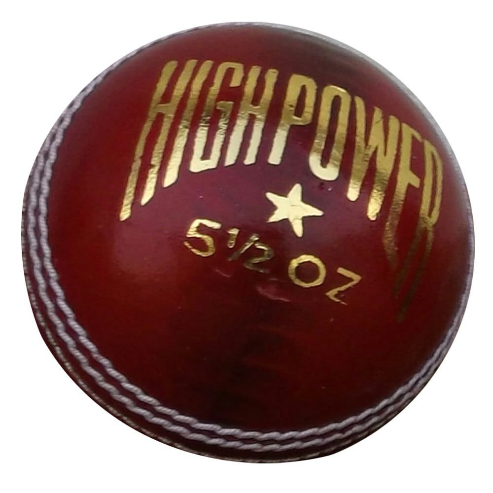 New Red High Power  156 GM MCC Regulation leather cricket balls pack of 6 for match quality