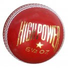 New Red High Power Pigment colour MCC Regulation leather cricket balls pack of 6 for match quality