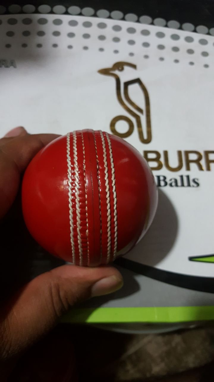 New Red Alum 156 GM 5 1/2 Oz leather cricket balls pack of 6 for Test Match High Performance