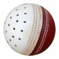 New Red & White Reverse Swing Practice Ball Conforming to MCC Regulation leather cricket ball