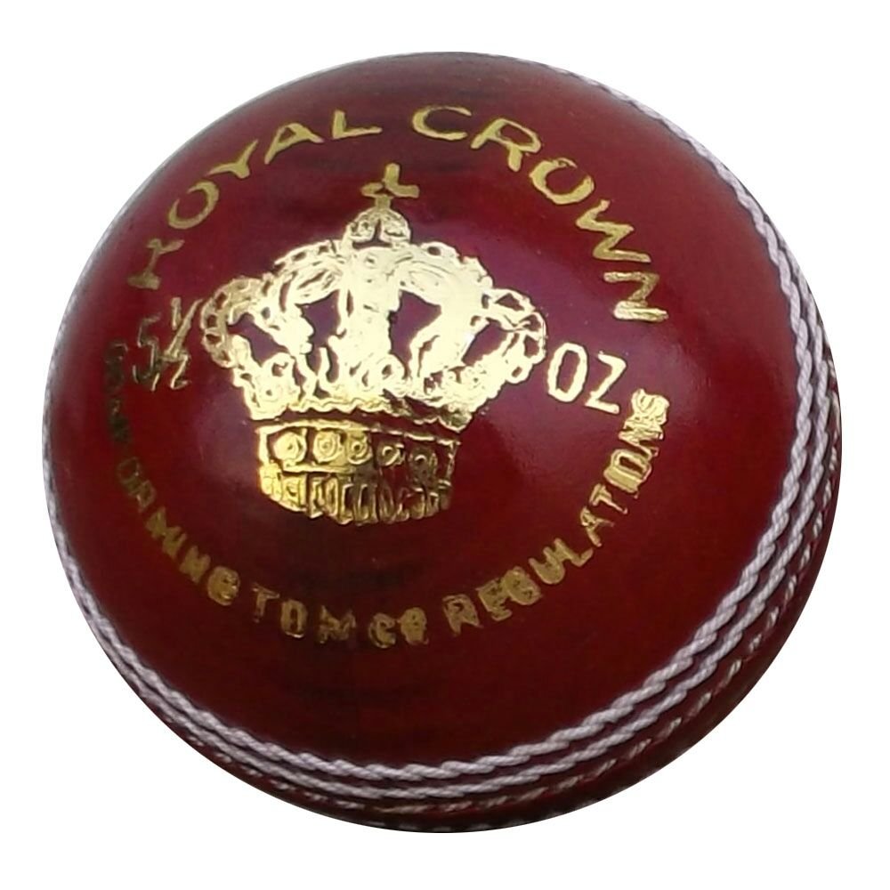 New Red Royal Crown 156 GM MCC Regulation leather cricket balls pack of 6 for match quality