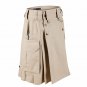 New Tactical Men,s Duty Kilt Cargo Uniform Battle Khaki Utility kilt Size 32