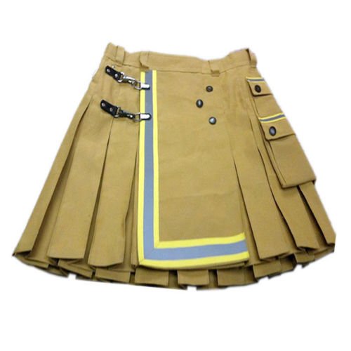 New Fireman Tactical Utility Duty Khaki 100 % Cotton Kilt Size 42