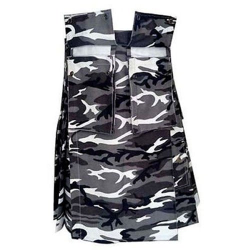 New DC handmade Scottish Highland Unisex  Camo Utility Cotton kilt for Men size 50