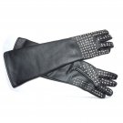 New DC 0037 Snake Catcher Gloves Heavy Duty Reptile Lizards Leather Black Gloves
