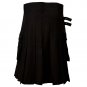 New DC stylesh Great Gift Casual Military 5 Yard Utility Black Kilt size 32