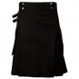 New DC stylesh Great Gift Casual Military 5 Yard Utility Black Kilt size 38