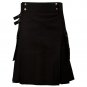 New DC stylesh Great Gift Casual Military 5 Yard Utility Black Kilt size 50
