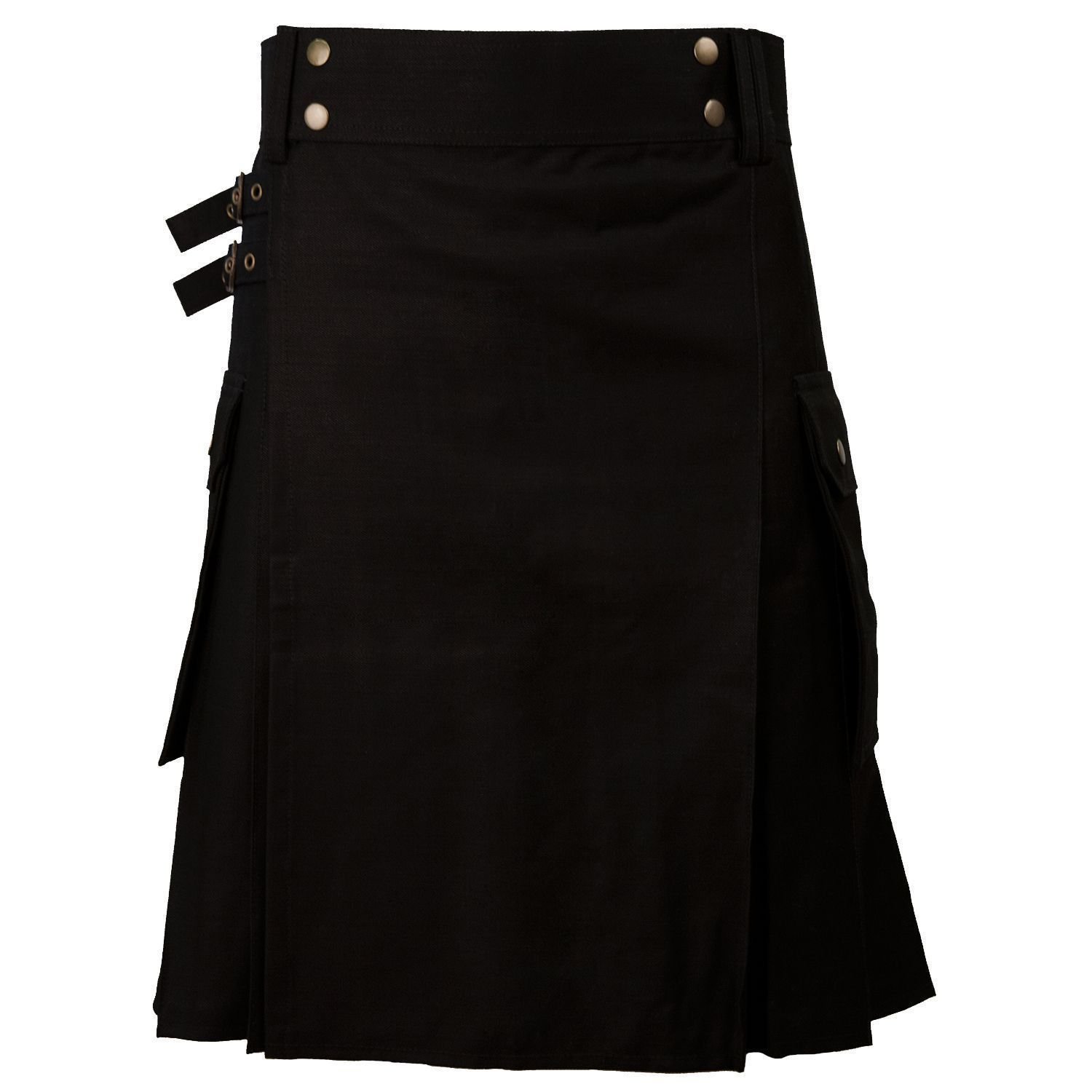 New DC stylesh Great Gift Casual Military 5 Yard Utility Black Kilt size 60