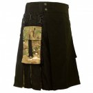 DC active men military cotton combo highlander utility kilt size 40