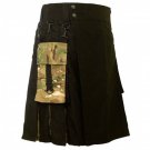 DC active men military cotton combo highlander utility kilt size 44