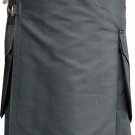 DC Scottish Active Men Utility Sports Traditional Fashion Grey Cotton kilt size 34