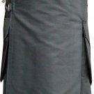 DC Scottish Active Men Utility Sports Traditional Fashion Grey Cotton kilt size 50