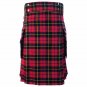 DC Scottish Highland Active Men Modern Pocket Wallace Tartan Utility Kilt size 30