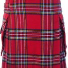 DC Scottish Highland Active wear Men Royal stewart Modern utility pocket kilt size 42