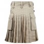 DC  active men highlander  Khaki cotton  utility Wedding kilt size 46