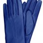 DC 006 REAL GOAT SKIN LEATHER DRIVING FASHION DRESS GLOVES SOFT ROYAL BLUE SIZE S