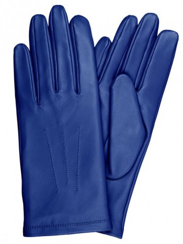 DC 006 REAL GOAT SKIN LEATHER DRIVING FASHION DRESS GLOVES SOFT ROYAL BLUE  SIZE 2XL
