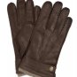 New DC 007 Men's Warm Brown Leather Warm Motorcycle Winter Driving Gloves Size L