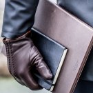 NEW DC 009 MEN CLASSIC BROWN FASHION DRIVING GLOVES SIZE M