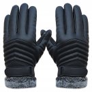 New DC ld27 Ladies  Black Lamb Skin Leather Fashion Driving Gloves Size 2xl